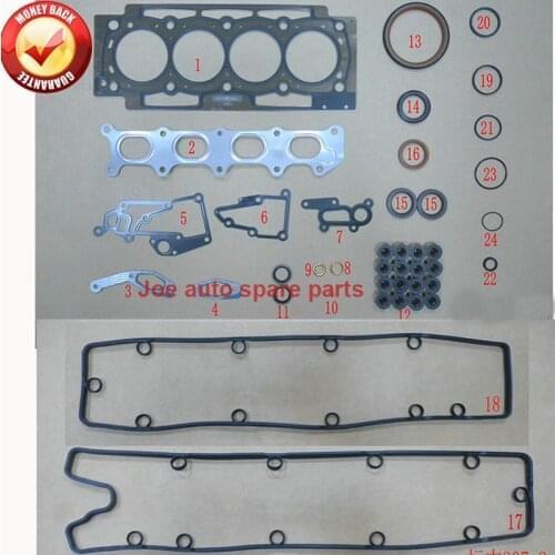EW10J4 DEW10J4 RFN Engine Full gasket kit cylinder head bolt nuts screw for Peugeot 806 406 206 607 307 407 807 EXPERT 99