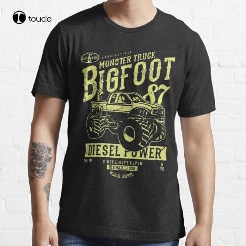 Big Foot Truck | Monster Truck Shirt T-Shirt Cotton Tee Shirt