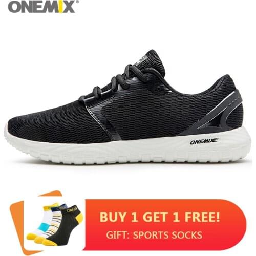 ONEMIX New Mens Running Shoes Breathable Lightweight Training Man Sneakers Fitness Walking Jogging Casual Outdoor Sports Shoes