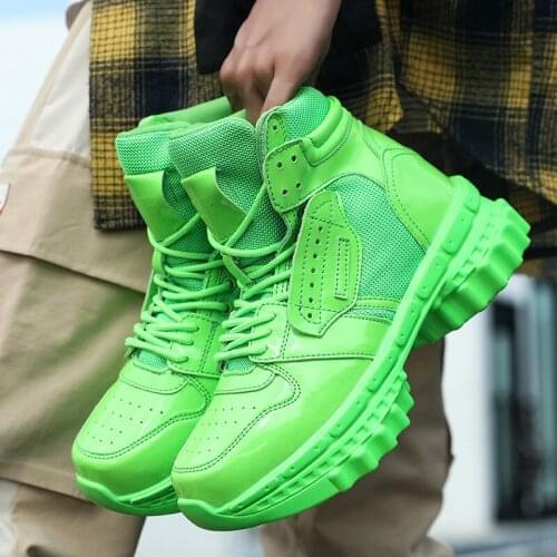 Fashion Couple High Top Casual Shoes Personality Unisex Gearwheel Sneakers Men Outdoor Light Walking Style Footwear Comfortable