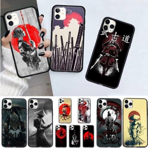 The Samurai cool Ninja japan Phone Case for iPhone 11 12 pro XS MAX 8 7 6 6S Plus X 5S SE 2020 XR