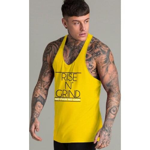 Gyms Tank Tops Men Fashion Fitness Vest Singlets Sleeveless Shirt Brand Solid Cotton Muscle Undershirt Clothing Bodybuilding