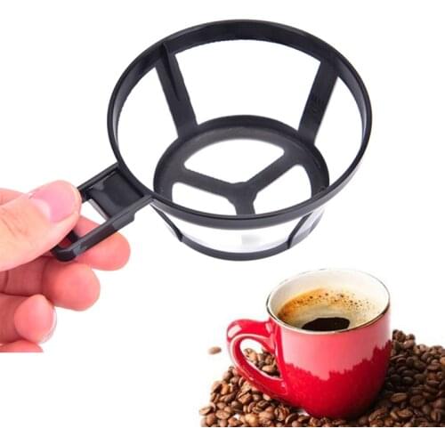 Reusable Coffee Filter Basket Cup Style Coffee Machine Strainer Mesh Kitchen Tools FDA Nylon Filter Tea Brewer Filter Coffeeware