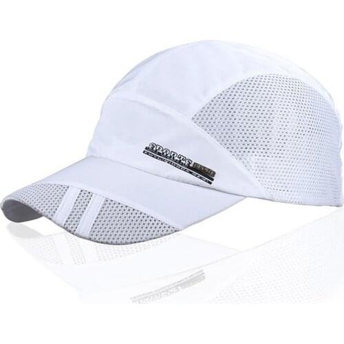 Fashion Mens Summer Outdoor Sport Baseball Hat Running Visor cap white