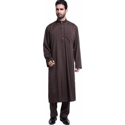 Moslim Man Abaya Muslim Dress Pakistan Islam Clothing Abayas Robe Saudi Arabia Kleding Mannen Kaftan Ropa Musulman De Mode Homme