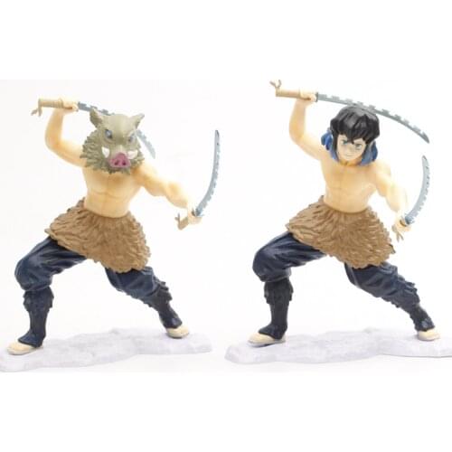 2021 New Demon Slayer Kimetsu no Yaiba Hashibira Inosuke Action figure toys doll Christmas gift