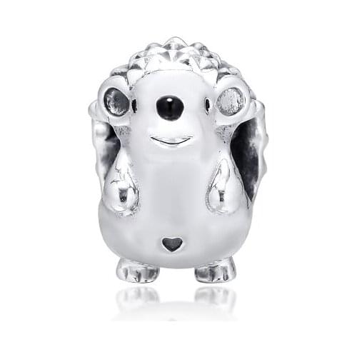 CKK Nino the Hedgehog Charms 925 Original Fit Pandora Bracelets Sterling Silver Charm Beads for Jewelry Making Bead kralen
