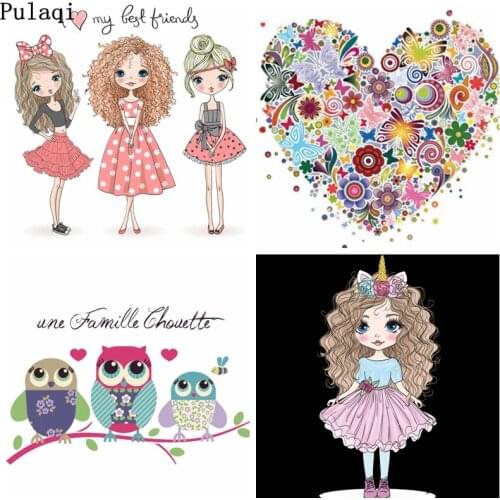 Pulaqi Patch Iron Heat Transfer Vinyl Patches for T-Shirts Cartoon Anime Transfers Sticker Iron on Transfers Clothes Washable