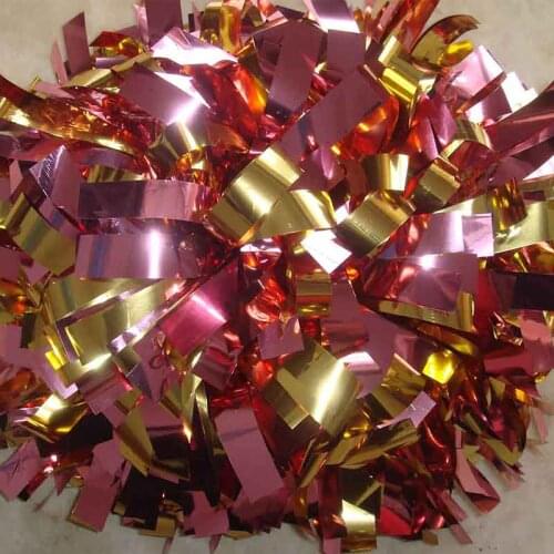 Professional Cheerleader Pom poms 3/4"x 6" Baton Handle 180g Competion poms