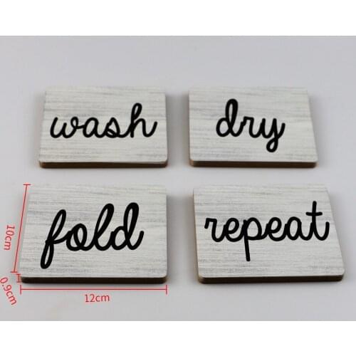 Shabby Rustic Chic Laundry Room Sign Wooden Plaques Farmhouse Wall Hanging