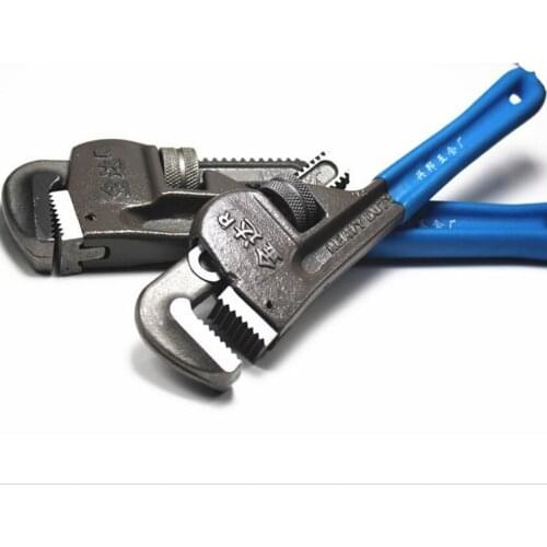 8"/10"/12" Heavy Duty Quick Pipe Wrenches Large Opening Universal Adjustable Water Pipe Clamp Pliers Hand Tools for Plumber