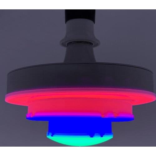 LED Garage Light Decorative Light Ring 3 Color E27/E26 Retractable Chandelier Lamp Indoor Lighting Ceiling Light for Garage Home