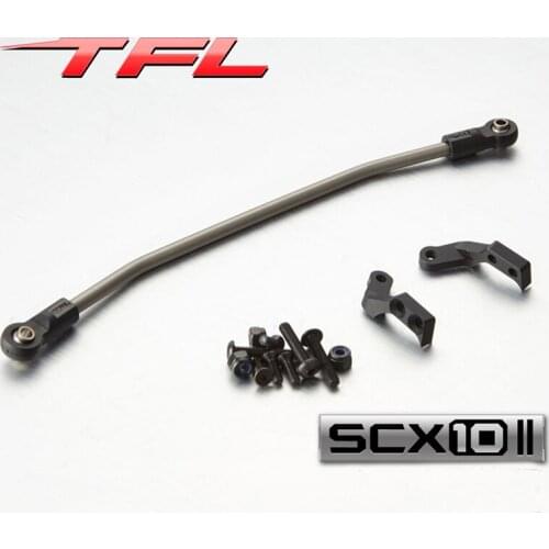 TFL 1/10 RC Car accessories AXIAL SCX10 II Crawler Ackerman Principle Steering Linkage Rod TH01944-SMT6