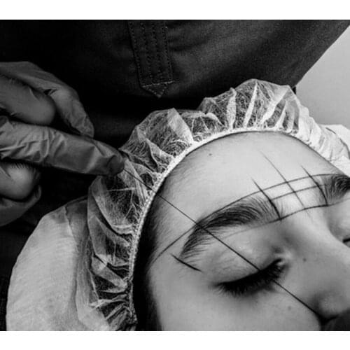 Microblading Supplies Eyebrow Marker thread Tattoo Brows Point 10m Pre Inked Brow Tattoo Pre-Inked Mapping String Eyebrow Thread