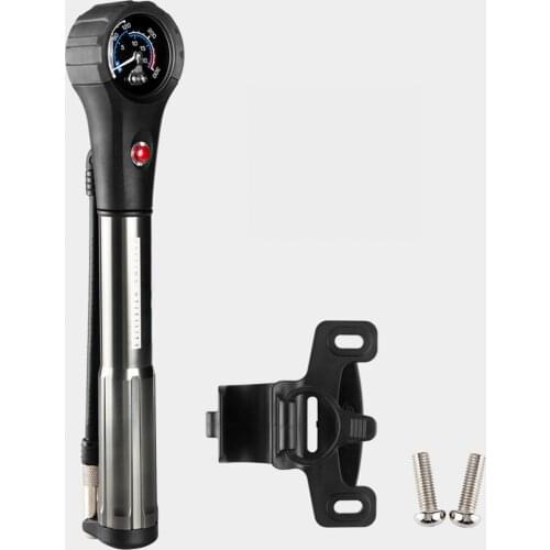 Outdoor High-Pressure Bike Air Shock Pump For Fork & Rear Suspension Cycling Bicycle Pump Mountain Bike Pump With Gauge