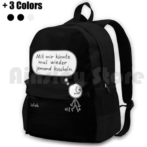 Cuddle Needs Outdoor Hiking Backpack Waterproof Camping Travel Islieb Cuddling Comic Funny