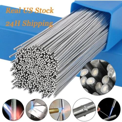 Aluminum Welding Brazing Rod 50cm 1.5/2MM Low Temperature Aluminum Solder rod Welding Wire Cored No Need Solder Powder 20/50pcs