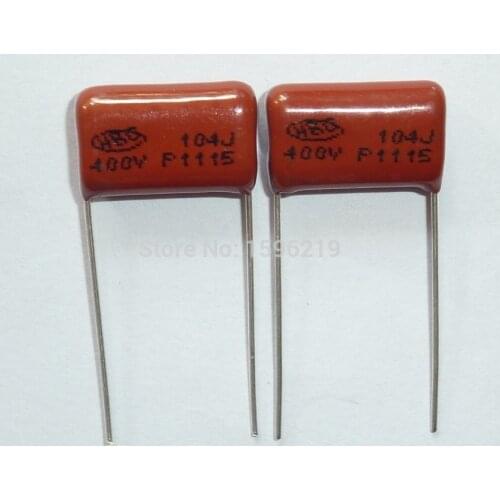 20pcs CBB capacitor 104 400V 104J 0.1uF 100nF P15 CBB21 Metallized Polypropylene Film Capacitor