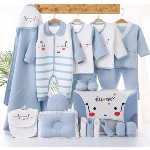 2020 Baby Clothes Sets 21PCS Unisex Newborn 100%Cotton Thick Soft Baby Boy Clothes Full Sleeve Baby Girl Clothes Cartoon