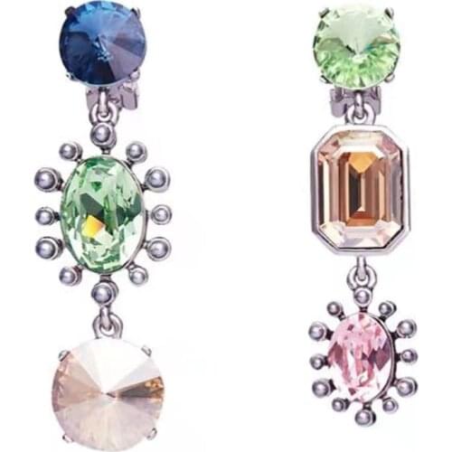 2021 Amybaby Luxury Fashion Vintage Crystal Stone Womens Stud Earring Jewelry For Party