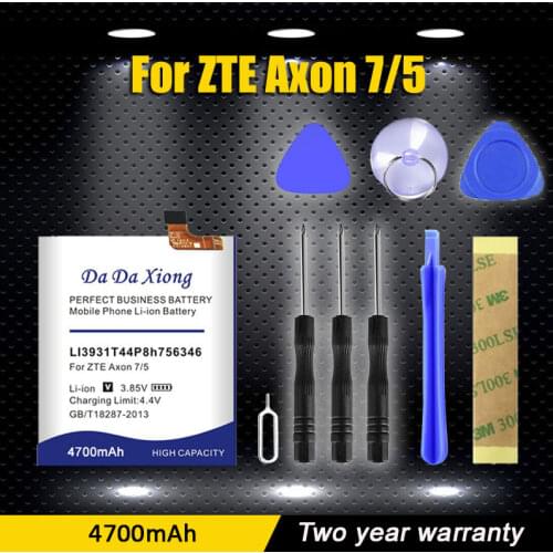 100% Original 4350mAh LI3931T44P8h756346 High Capacity Battery for ZTE Axon 7 Battery 5.5inch A2017 Free tools+Sticker