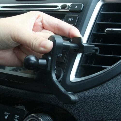 Car Phone Holder Accessories Car Air Outlet Mobile Phone Holder Clip Car Accessories Black White