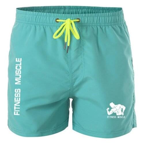 2021 new fitness printing quick-drying beach shorts mens swimwear mens swimming trunks summer bathing beachwear surfing shorts