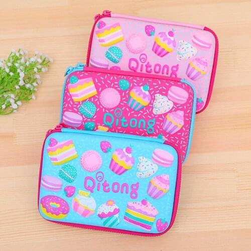 Cute Unicorn School Pencil Case Kawaii 3D Pen Box for Girls Boys Pencilcase EVA Cartridge Bag Big Penal Large Pouch Stationery