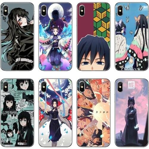 Shinobu Kocho Muichiro Tokito soft silicone Phone Case For iPhone 8 7 6 6S Plus 11 Pro XS Max XR X 5 5S SE 4S 4 iPod Touch 5 6