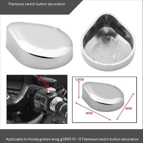 Chrome Kill Switch Cover Fairing For Goldwing GL1800 2001-2011 HOT