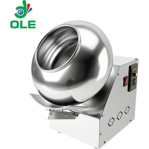 Chocolate Coating Polishing Pan Machine With Dry Function And Heating Plate