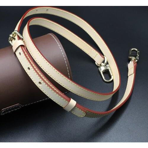 Vegetable Tanned Leather Bag Strap Handles Handbag Adjustable Shoulder Replacement Parts Belt for Women Bag Accessories