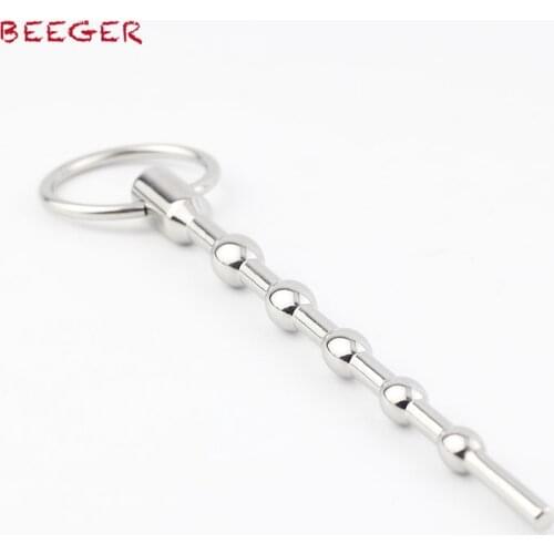 BEEGER Spike And Ball Penis Plug,Designed To Stuff Your Cock And Stretch Your Urethra