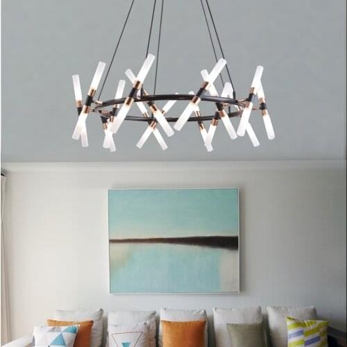 Nordic Modern Living Room Chandelier Modern Bedroom Simple Creative Personality Dining Room Lamp Bedroom Chandelier Lighting