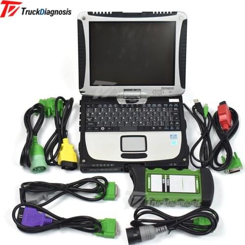 Commercial Fleet engine Truck Diagnostics Scanner Tool with Noregon JPRO DLA +Toughbook CF52 laptop