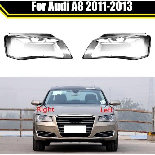 Car Replacement Headlight Shell Front Auto Lens Glass Headlamp Transparent Light Cover For Audi A8 2011 2012 2013