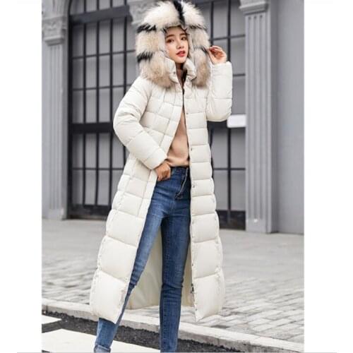 Plus Size 3XL Cotton Casua; Pockets Zippers Female Long Coat 2021 New Slim Parka Padded Jacket Winter Thick Warm Windbreaker