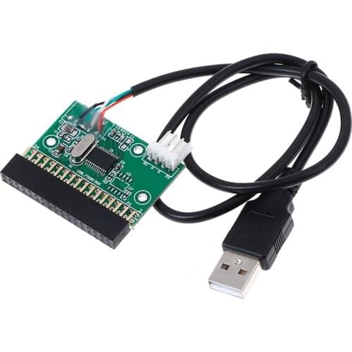 1.44MB 3.5" floppy drive connector 34 PIN 34P to USB cable adapter PCB board 1PCS