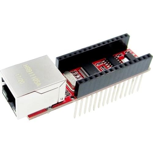 1pcs ENC28J60 Ethernet Shield V1.0 Nano 3.0 RJ45 Webserver Module