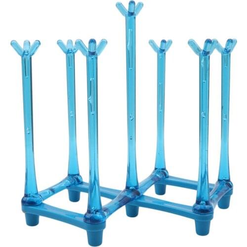 1PC Folding Feeding Bottle Draining Rack Hanging Water Cup Draining Rack Multifunctional Home Kitchen Storage Shelf