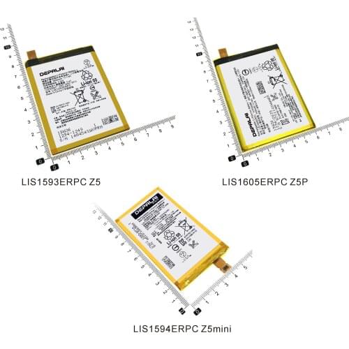 LIS1593ERPC LIS1605ERPC LIS1594ERPC Battery For Sony Xperia Z5 E6653 E6683 Z5P Z5Premium Z5compact Z5mini E5823 E5803 Batteries