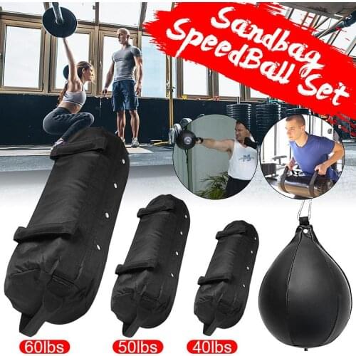 Gym Boxing Punching Bag Fitness Training Sport Professional Weightlifting Punching Bag Bodybuildings Sandbag Exercise Tools