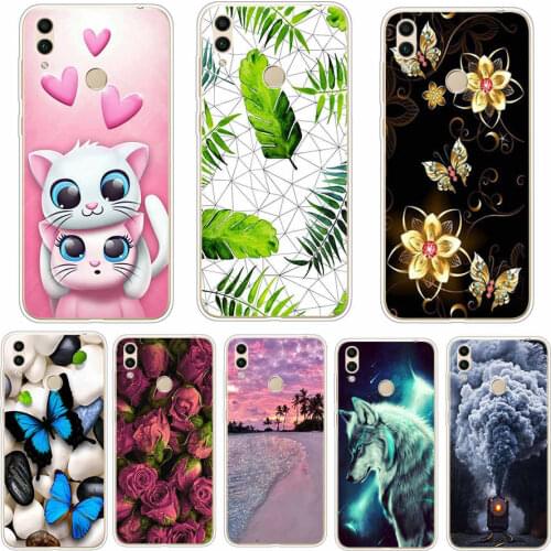 Case on Honor 8C Case For Huawei Honor 8C 8 C full Protective Phone Case For Huawei Honor 8C TPU Silicone Cover Case 6.26"