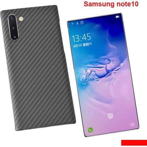 Full Coverage Pure Carbon Fiber Phone Case For Samsung Note10 Plus Note20U Ultra-Thin Carbon Fiber Phone Case Cover for Samsung