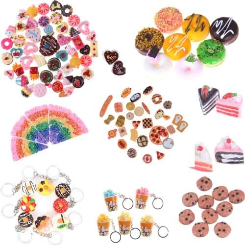 Children Kitchen Cutting Toys Pizza Hamburger Bread Fast Food Pretend Play Plastic Miniature Food Girls Kids Education Toy Gift