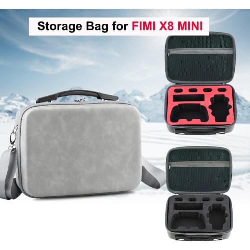 For FIMI X8 Mini Drone Shoulder Bag Protector Handbag Battery Controller Carrying Case Box Waterproof Suitcase Accessory