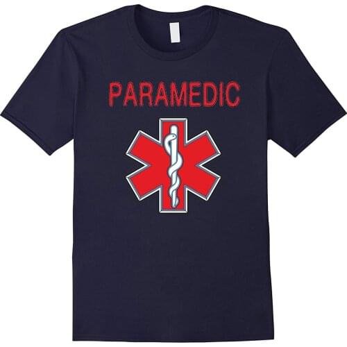 Paramedic EMT EMS Emergency Medical Star of Life Emblem T-Shirt. Summer Cotton O-Neck Short Sleeve Mens T Shirt New S-3XL