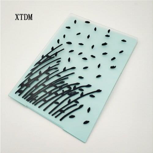 HOT plastic bamboo dry template craft card making paper card album wedding decoration scrapbooking Embossing folders