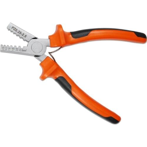 Mini Small Ferrules Tool Crimper Plier Crimping Cable End-sleeves 0.25-2.5mm2 Tubular Terminal Pliers