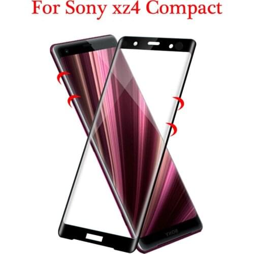 10PCS/Lot 3D Curved High aluminum Tempered Glass For Sony XZ4 Compact Full Screen Cover Film For Sony Xperia 1S Xperia Ace